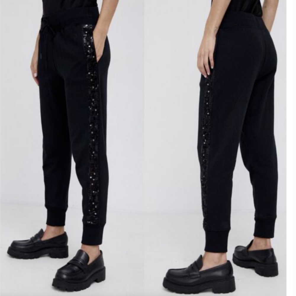 Ralph Lauren Black Polo joggers beaded sweatpants